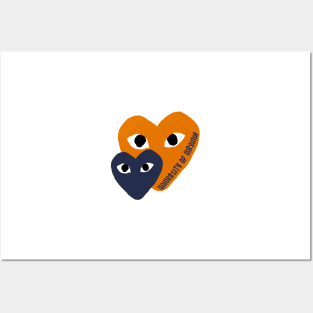 uvirginia hearts Posters and Art